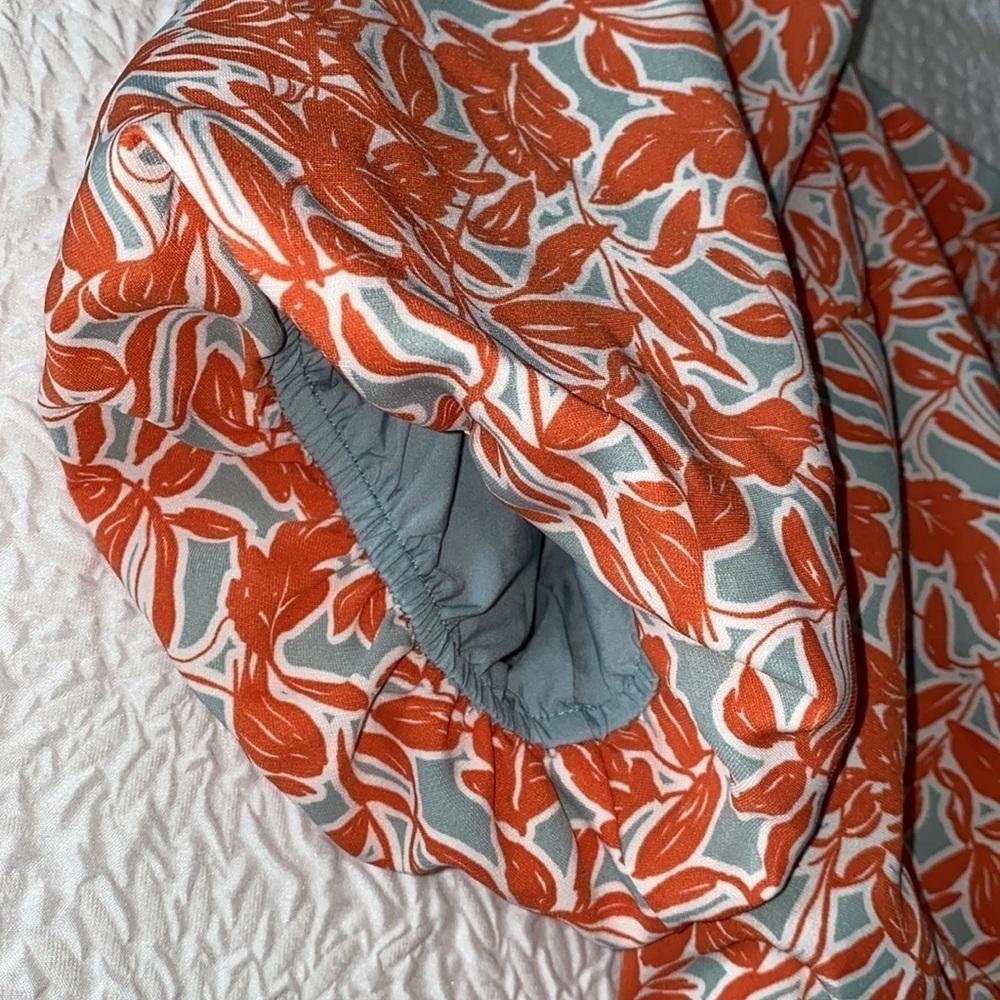 CHELSEA28 Printed Puff Sleeve Maxi Dress - Picture 7 of 11